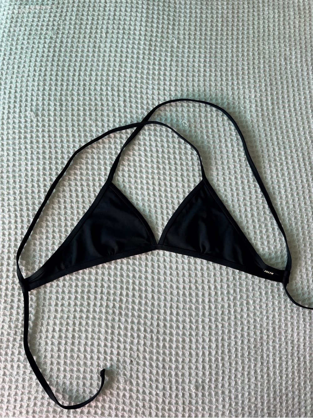 Jolyn Clothing Black Triangle Bikini Top